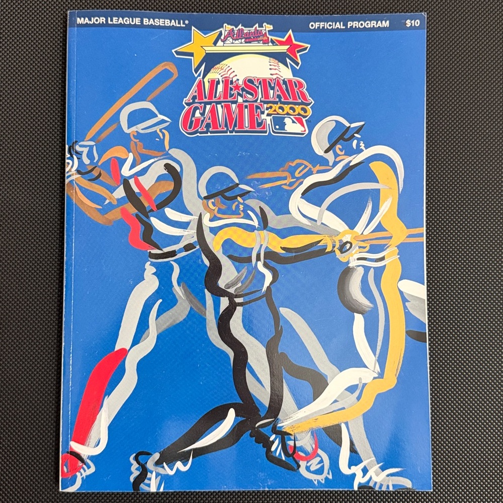 Vintage official program 2000 Major League Baseball All-Star Game - signed